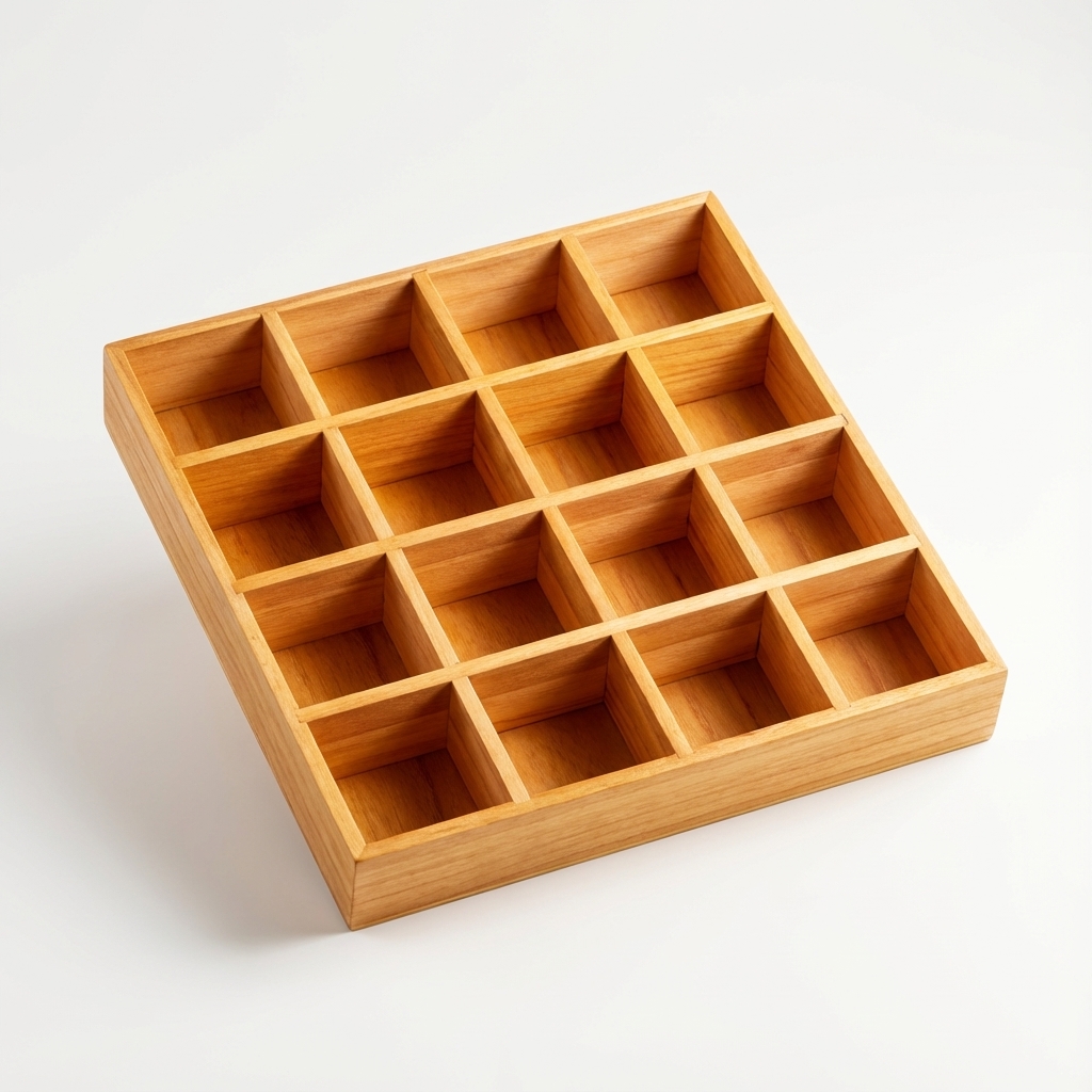 칸막이 나무상자